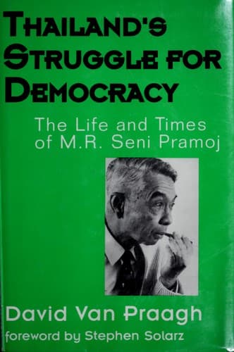 Cover of Thailand's struggle for democracy by David Van Praagh