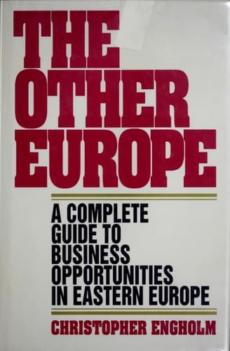 Cover of The Other Europe by Christopher (Chris) Engholm