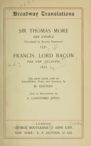 Cover of Utopia by Thomas More