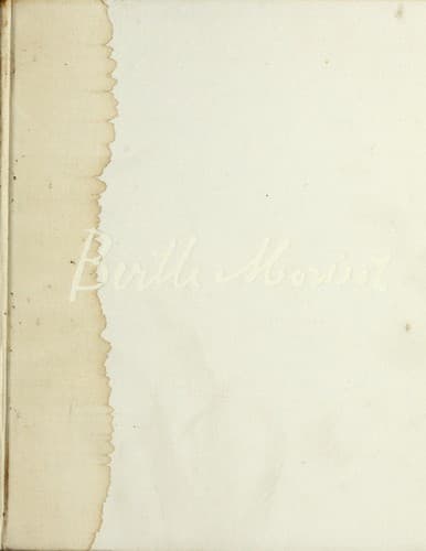 Cover of Berthe Morisot, impressionist by Charles F. Stuckey