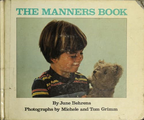 Cover of The manners book by June Behrens