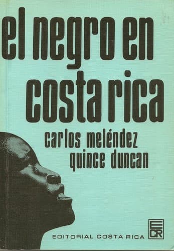 Cover of El negro en Costa Rica by Carlos Meléndez Chaverri