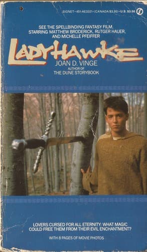 Cover of Ladyhawke by Joan D. Vinge