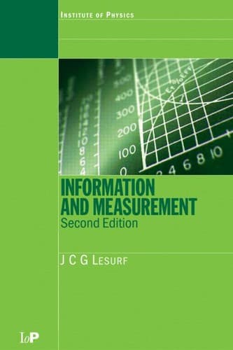 Cover of Information and measurement by J. C. G. Lesurf
