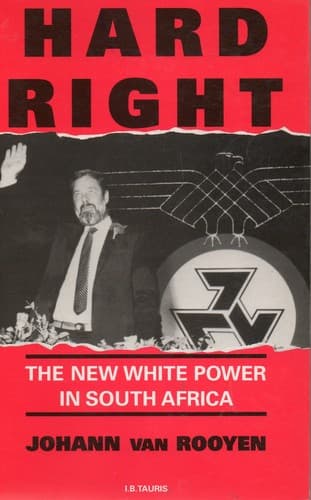 Cover of Hard right by Johann Van Rooyen