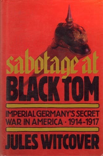Cover of Sabotage at Black Tom by Jules Witcover