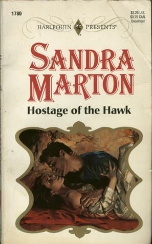 Cover of Hostage of the Hawk by Sandra Marton