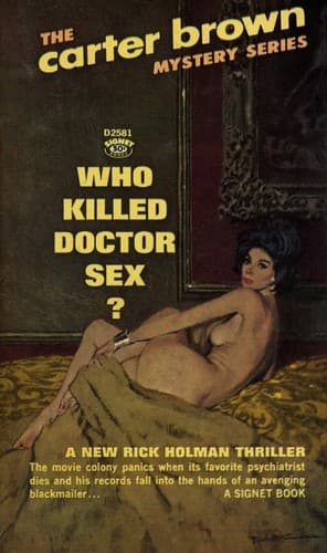 Cover of Who Killed Dr. Sex by Carter Brown