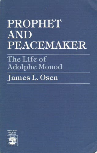 Cover of Prophet and peacemaker by James L. Osen