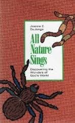 Cover of All nature sings by Joanne E. De Jonge