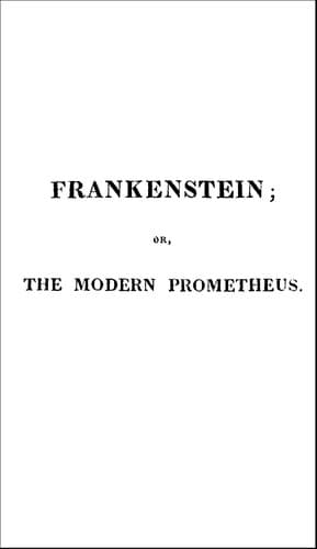 Cover of Frankenstein: The 1818 Text by Mary Wollstonecraft Shelley