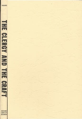 Cover of The clergy and the craft by Forrest DeLoss Haggard