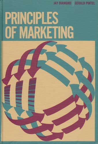 Cover of Principles of marketing by Jay Diamond
