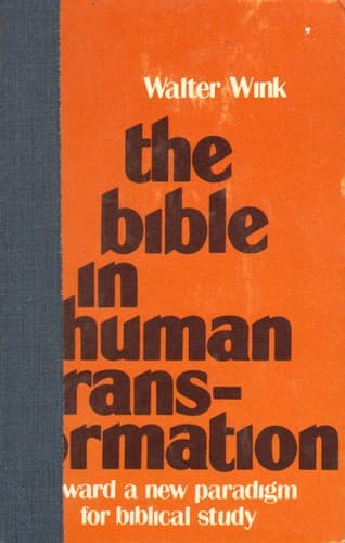 Cover of The Bible in human transformation by Walter Wink
