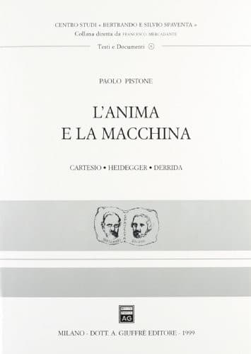 Cover of L' anima e la macchina by Paolo Pistone