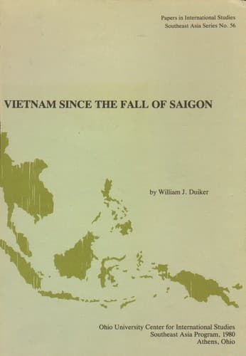 Cover of Vietnam since the fall of Saigon by William J. Duiker