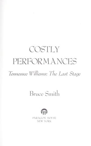 Cover of Costly performances by Bruce Smith