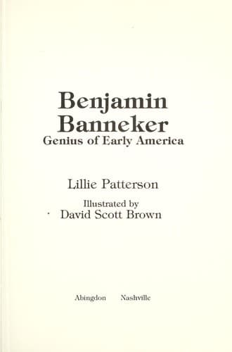 Cover of Benjamin Banneker, genius of early America by Lillie Patterson