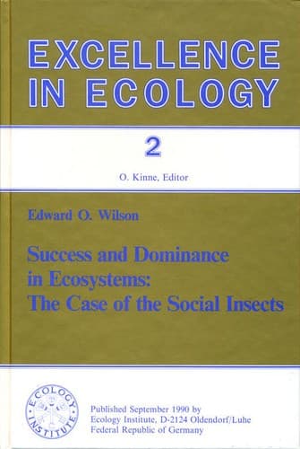Cover of Success and dominance in ecosystems by Edward Osborne Wilson