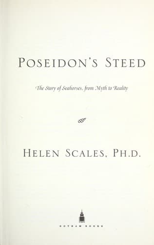 Cover of Poseidon's steed by Helen Scales