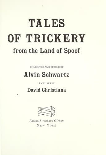 Cover of Tales of trickery from the Land of Spoof by Alvin Schwartz