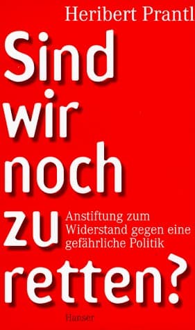 Cover of Sind wir noch zu retten? by Heribert Prantl