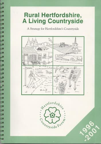 Cover of Rural Hertfordshire - a living countryside by Hertfordshire Countryside Forum