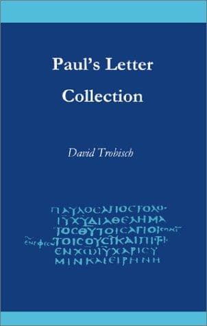 Cover of Paul's Letter Collection by David Trobisch
