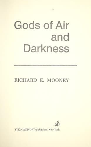 Cover of Gods of air and darkness by Mooney, Richard E