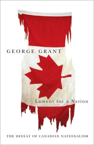 Cover of Lament for a nation by George Parkin Grant