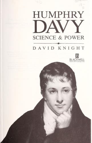 Cover of Humphry Davy by David Marcus Knight