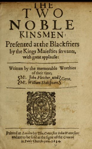 Cover of The Two Noble Kinsmen by John Fletcher