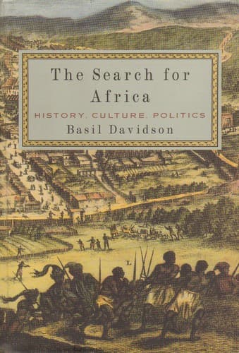 Cover of The search for Africa by Basil Davidson