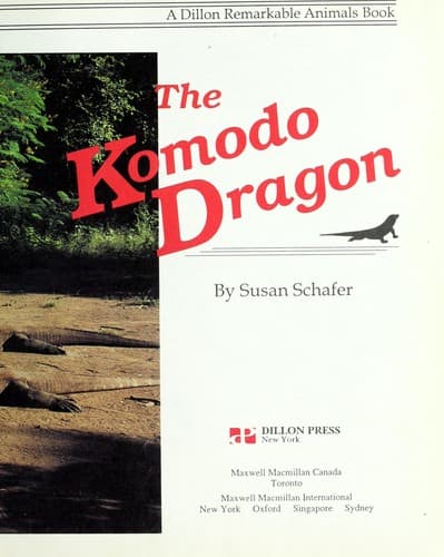 Cover of The Komodo dragon by Susan Schafer