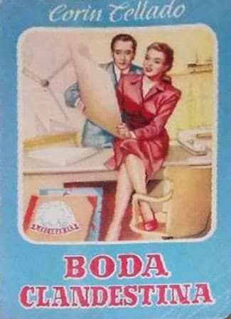 Cover of Boda clandestina by Corín Tellado