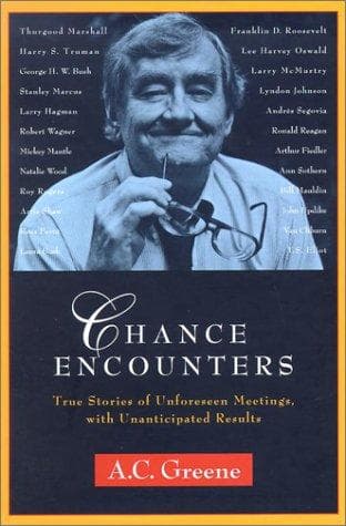 Cover of Chance encounters by A. C. Greene