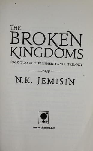 Cover of The Broken Kingdoms by N.K. Jemisin