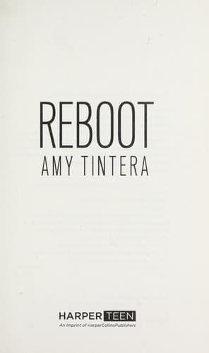Cover of Reboot by Amy Tintera