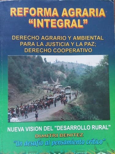 Cover of Reforma agraria "integral" by Dimitri Antonio Benítez