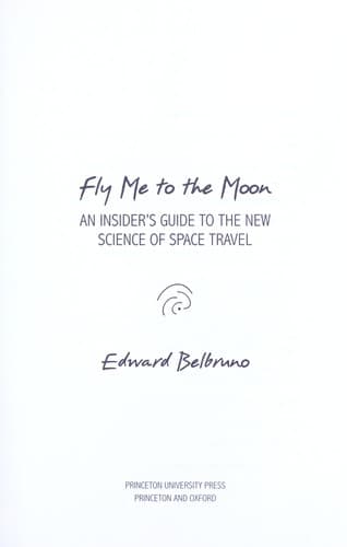 Cover of Fly me to the moon by Edward Belbruno