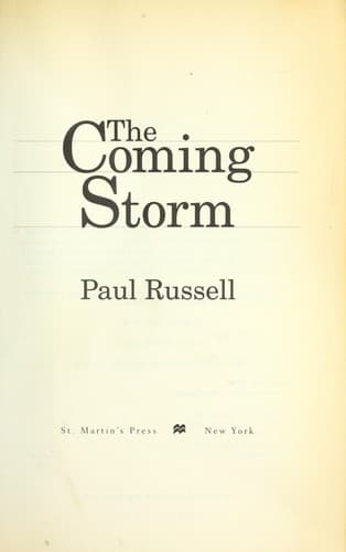 Cover of The Coming Storm by Russell, Paul