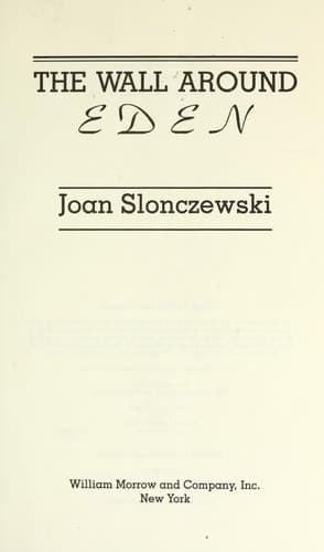 Cover of The wall around Eden by Joan Slonczewski