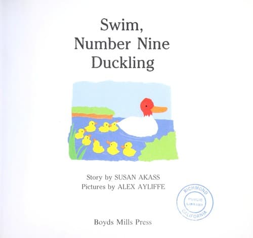 Cover of Swim, Number nine duckling by Susan Akass