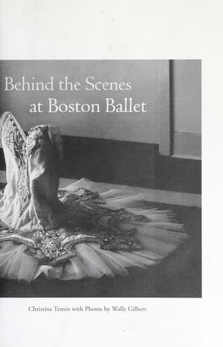 Cover of Ballet behind the scenes by Christine Temin