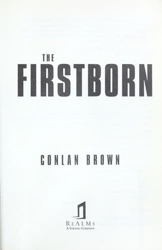 Cover of The firstborn by Conlan Brown