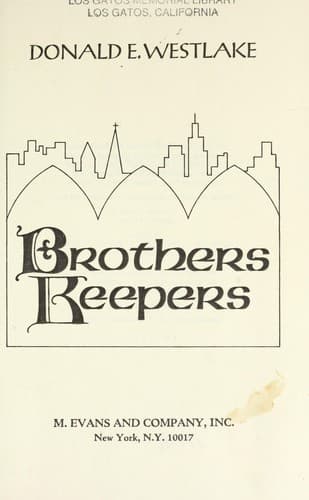 Cover of Brothers keepers by Donald E. Westlake