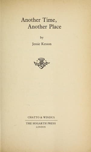 Cover of Another time, another place by Kesson, Jessie
