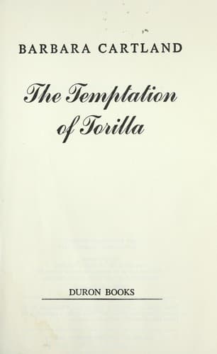 Cover of The Temptation of Torilla by Barbara Cartland