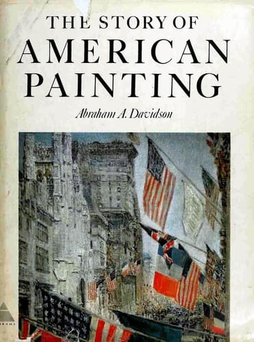 Cover of The story of American painting by Abraham A. Davidson
