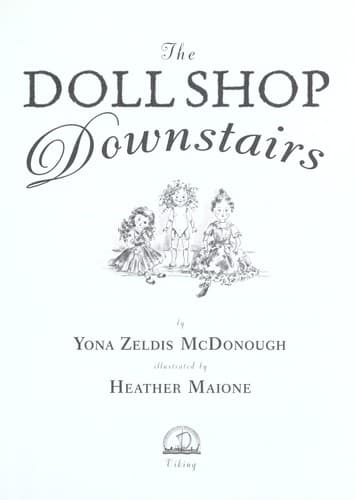 Cover of The doll shop downstairs by Yona Zeldis McDonough